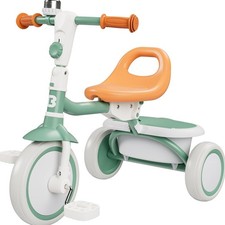 Kleinkinder-Dreirad mit Klingel, Kinderdreirad Alter 18 Monate bis 5 Jahre, K...