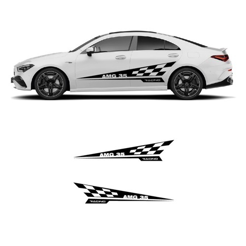 Aufkleber seitlich racing flag - seitlich,