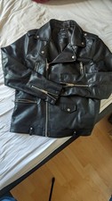 Lederjacke Biker Style Bershka