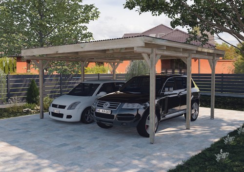 Weka flachdach doppelcarport - weka, flachdach-doppelcarport
