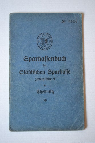 Altes sparkassenbuch städt - altes,