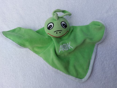 Schmusetuch aok frosch - schmusetuch,