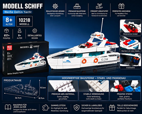 Mould king white - dolphin, yacht