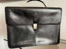 Businesstasche"Claudio Ferrici "Aktentasche schwarz Glattleder ca.36 x 27x 8cm