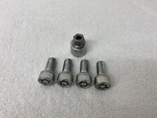 VW Skoda Seat Audi Radschrauben Felgenschloss Satz Original WHT001814 M14X1,5X27