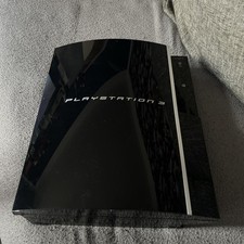 PS3/Playstation 3 FAT Lady 80Gb Schwarz ungetestet 