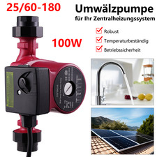 Umwälzpumpe Heizung Heizungspumpe 25-60/180 Hocheffizienzpumpe 3-stufige 10 bar