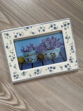 Shabby Chic Landhaus Küchen Deko-Bild Porzellan Ikea Blumen Selten