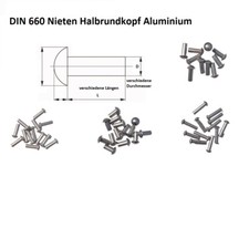Nieten Aluniete Halbrundkopf