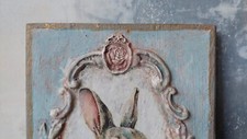 Ostern Hase Deko Bild shabby