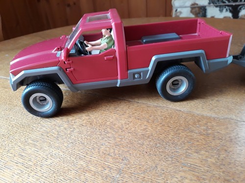 Pick und pferdeanhänger - pick-up,