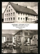 Ansichtskarte Merklingen / Alb, Gasthof zum Ochsen 