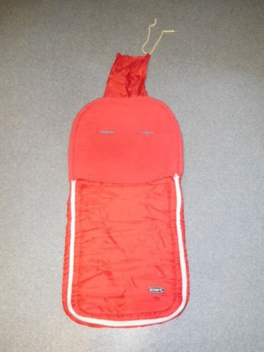 Eckert fußsack wagensack rot - wagensack,