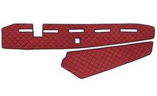 F-CORE Armaturenbrett-Abdeckung FD09 RED für VOLVO FH II FH16 II Eco-Leder 660g
