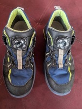 Sportschuhe, Gr.35, Blau Schwarz Neon, Superfit, Zugbandverschluss 