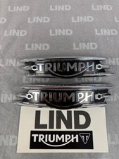 Triumph Bonneville T120 Tank Badges T2402677 T2402676 Neu Original
