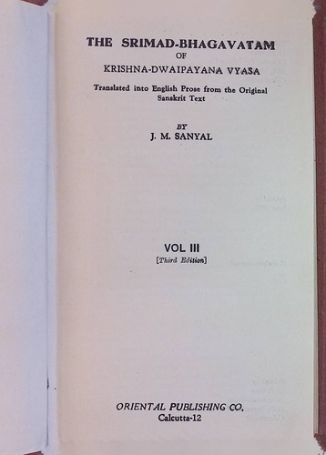 The srimad bhagavatam - the, srimad-bhagavatam