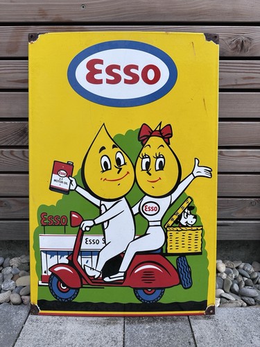 Esso emailschild 60x40cm herr - emailschild,