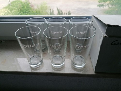 Campari gläser 2 l - gläser, 0,2