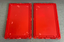 24x Deckel rot für Kunststoffkisten 60 x 40 cm inkl. Versand