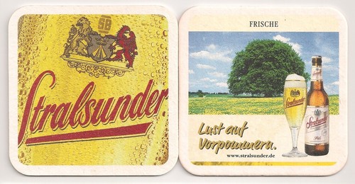 Stralsunder bier bierdeckel - bier,