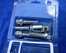 Chrom Felgenschlösser Radsicherung  M14 x 1,5 40 Kugel SW19 21  57405