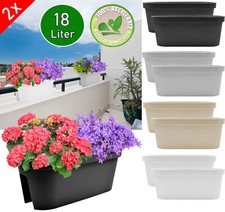 2x Balkonkasten Balkontopf