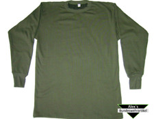 orig BW Unterhemd Winterunterhemd Langarm Plüsch Leo Köhler Neu Rundhals