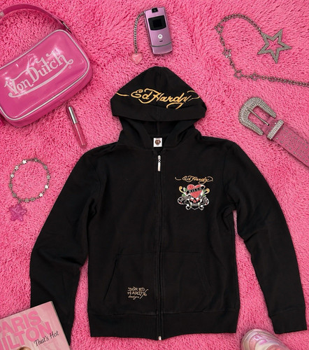 Hardy zip hoodie - hoodie, y2k