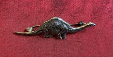 Brosche Dinosaurier Silber