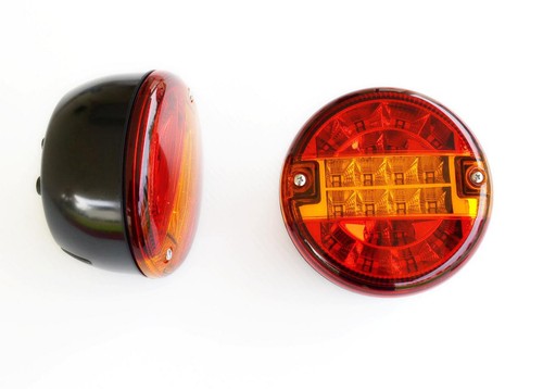 24v led rückleuchten rund - rückleuchten,