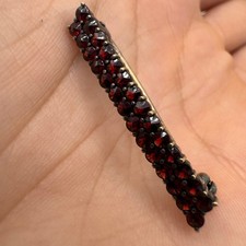Antik granat brosche silber - antik,