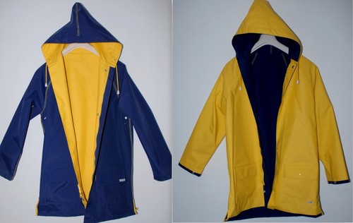 Herren pvc wende regenjacke - herren,