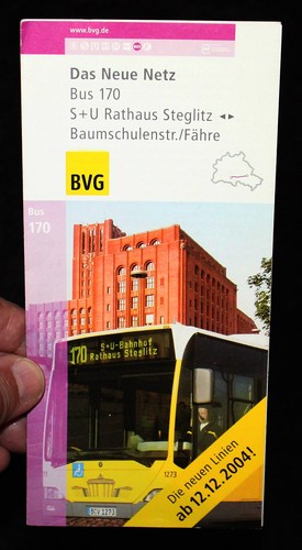 Bvg berlin das neue netz - netz, /bus