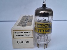 6GH8 A ( 6EA8  / 6U8 / ECF82 )  Röhre  REALISTIC  LIFETIME - NEU / NOS  -  6GH8A