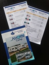 Kleines Prospekt Wohnmobil Ahorn Camp 2013/2014