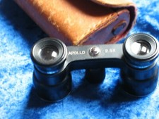 Apollo Fernglas 2,5x Vergrößerung mit Lederetui
