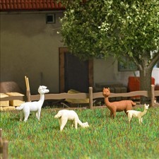 Busch H0 1:87 79860 Action Set Alpakas mit Jungtier  NEU OVP 2025