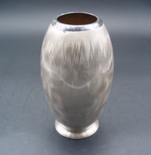 WMF Ikora Art Deco Metallvase versilbert 30er Turmmarke