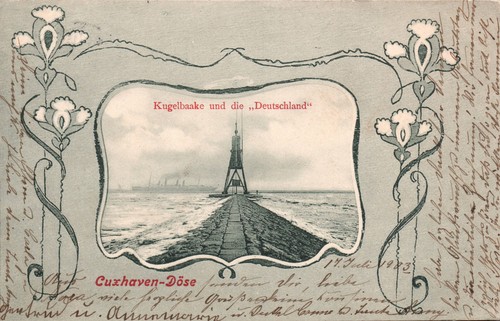 Cuxhaven döse kugelbake - ak,