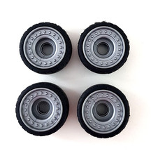 4 Playmobil Reifen für 4366, 4365, 4876, 9252 Ersatzreifen 4 Reifen Ersatzteile