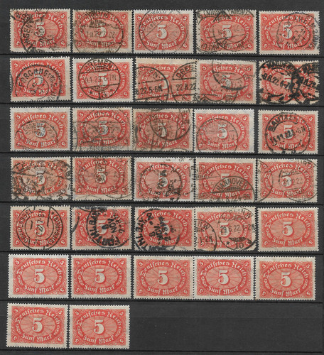 Deutsches reich ziffern 194 - deutsches,