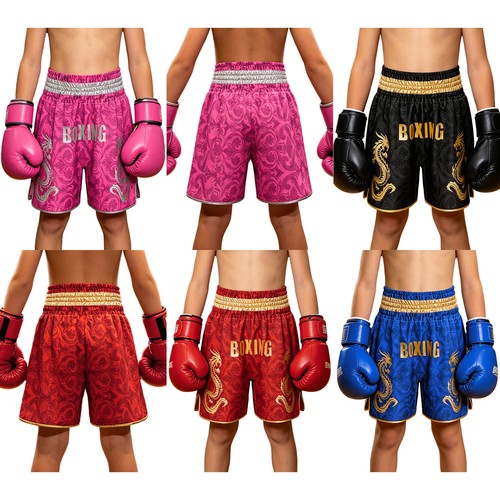 Jungen mädchen boxshorts muay - jungen,