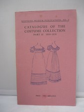 Catalogue of the Costume