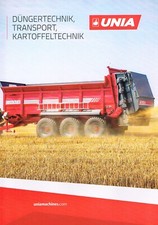 Unia Dünger-/Kartoffeltechnik/Transport, orig. Prospekt 2017