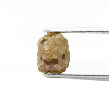 Grobem Diamant 1.35tcw Gräulich Gelb Funkelnde Natur Irregular Form Für Juwelen