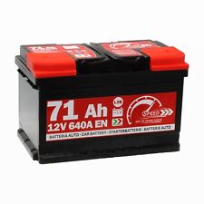Autobatterie Speed 12V 71Ah 640A Starterbatterie Bosch Varta 70 71 72 74Ah