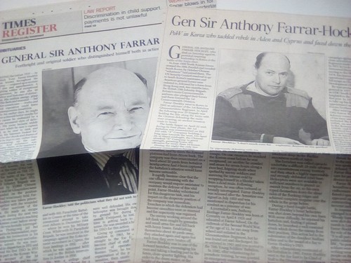General sir anthony farrar - sir,