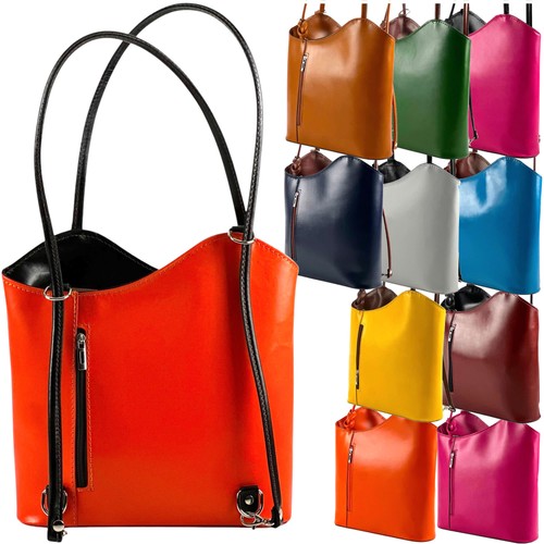Damen echtleder tasche 2in1 - damen,