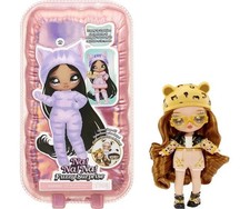 Na! Na! Na! Surprise Serie Fuzzy Jaguar Girl Puppe 591900EUC MGA Puppe